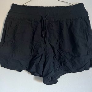Black Beachy Shorts - Abercrombie